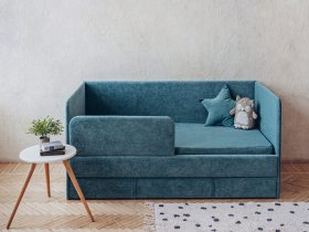 Диван-кровать Happy (бирюзовый) в Карасуке - karasuk.mebel-nsk.ru | фото