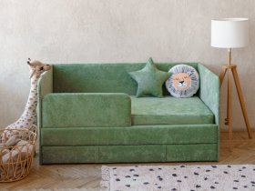 Диван-кровать Happy (зеленый) в Карасуке - karasuk.mebel-nsk.ru | фото