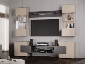 Гостиная Фэнтези (кашемир/графит) в Карасуке - karasuk.mebel-nsk.ru | фото