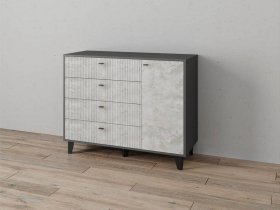 Комод «Катрин-13» (графит/мальта) в Карасуке - karasuk.mebel-nsk.ru | фото