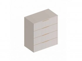 Комод с 4 ящ. «Тефия» (тефия/софт сантьяго) в Карасуке - karasuk.mebel-nsk.ru | фото
