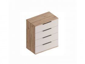 Комод с ящиками Сицилия (дуб альпийский/тефия) в Карасуке - karasuk.mebel-nsk.ru | фото