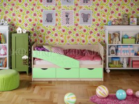Кровать детская Бабочки 1,8 м в Карасуке - karasuk.mebel-nsk.ru | фото