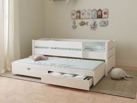 Кровать двухуровневая с ящиками «Лапландия» в Карасуке - karasuk.mebel-nsk.ru | фото