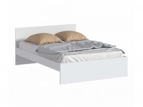 Кровать двуспальная 1,4м Бруклин СБ-3353 (белый) в Карасуке - karasuk.mebel-nsk.ru | фото