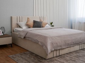 Кровать двуспальная 1,8м с подъем. мех. Леванте в Карасуке - karasuk.mebel-nsk.ru | фото