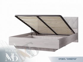 Кровать двуспальная с подъем. мех. 1,6 м  Кимберли КР-13 в Карасуке - karasuk.mebel-nsk.ru | фото