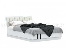 Кровать двуспальная с подъем.мех. 1,6м Магнолия в Карасуке - karasuk.mebel-nsk.ru | фото