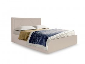 Кровать мягкая 1,6 Сиеста стандарт, вар.2 в Карасуке - karasuk.mebel-nsk.ru | фото