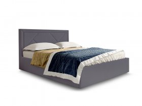 Кровать мягкая 1,6 Сиеста стандарт, вар.3 в Карасуке - karasuk.mebel-nsk.ru | фото