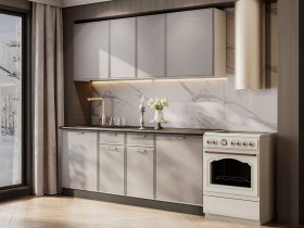 Кухонный гарнитур «Адель» 2,0м (нео) в Карасуке - karasuk.mebel-nsk.ru | фото