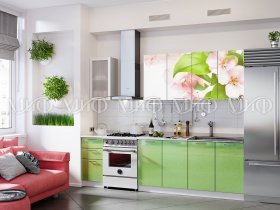 Кухонный гарнитур Яблоневый цвет в Карасуке - karasuk.mebel-nsk.ru | фото