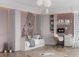 Модульная детская «Тефия» (тефия/софт сантьяго) в Карасуке - karasuk.mebel-nsk.ru | фото