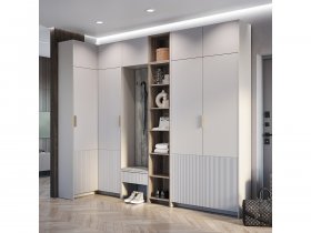 Модульная прихожая Пандора (кашемир/MF03) в Карасуке - karasuk.mebel-nsk.ru | фото