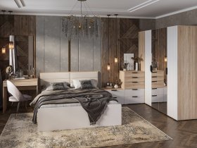 Модульная спальня Норд в Карасуке - karasuk.mebel-nsk.ru | фото