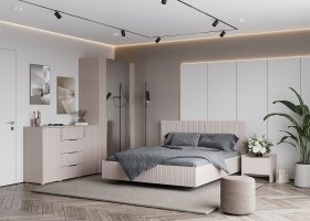 Модульная спальня «Тефия» (тефия/софт сантьяго) в Карасуке - karasuk.mebel-nsk.ru | фото