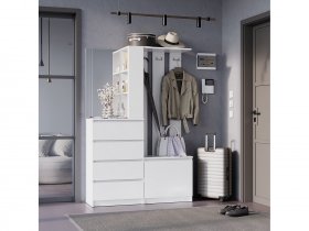 Прихожая Симпл ПР-04 (белый) в Карасуке - karasuk.mebel-nsk.ru | фото
