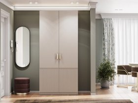 Шкаф двухстворчатый Эккервуд (Нью) (меланж) в Карасуке - karasuk.mebel-nsk.ru | фото
