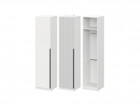 Шкаф ШК-50 Эккервуд (белый) в Карасуке - karasuk.mebel-nsk.ru | фото