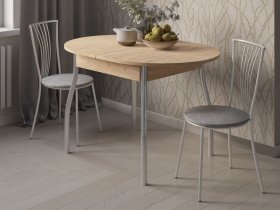 Стол обеденный Орфей-5 Ст030.3 (дуб крафт золотой) в Карасуке - karasuk.mebel-nsk.ru | фото