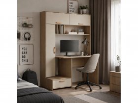 Стол письменный Лайт 03.243  (плэйн/сатин) в Карасуке - karasuk.mebel-nsk.ru | фото