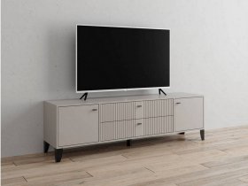 Тумба под ТВ Парус-10 (кашемир/сантьяго софт) в Карасуке - karasuk.mebel-nsk.ru | фото