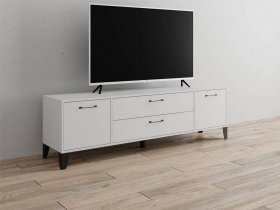 Тумба под ТВ Парус-13 (белый) в Карасуке - karasuk.mebel-nsk.ru | фото